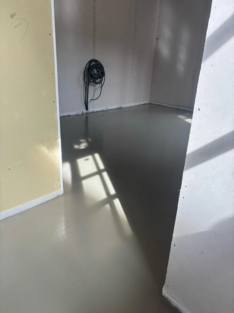 Chantier chape liquide - Ovalpro